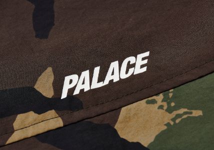 HOODED SHELLER JACKET CAMO sold by PALACE