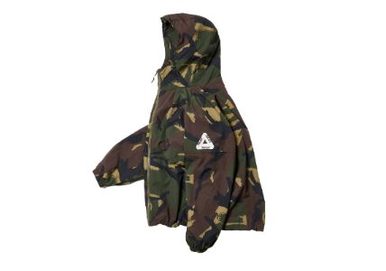 HOODED SHELLER JACKET CAMO sold by PALACE