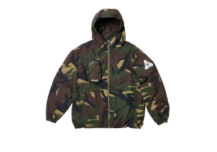 HOODED SHELLER JACKET CAMO sold by PALACE