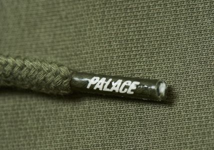 SLANT ZIP JOGGERS GREEN sold by PALACE