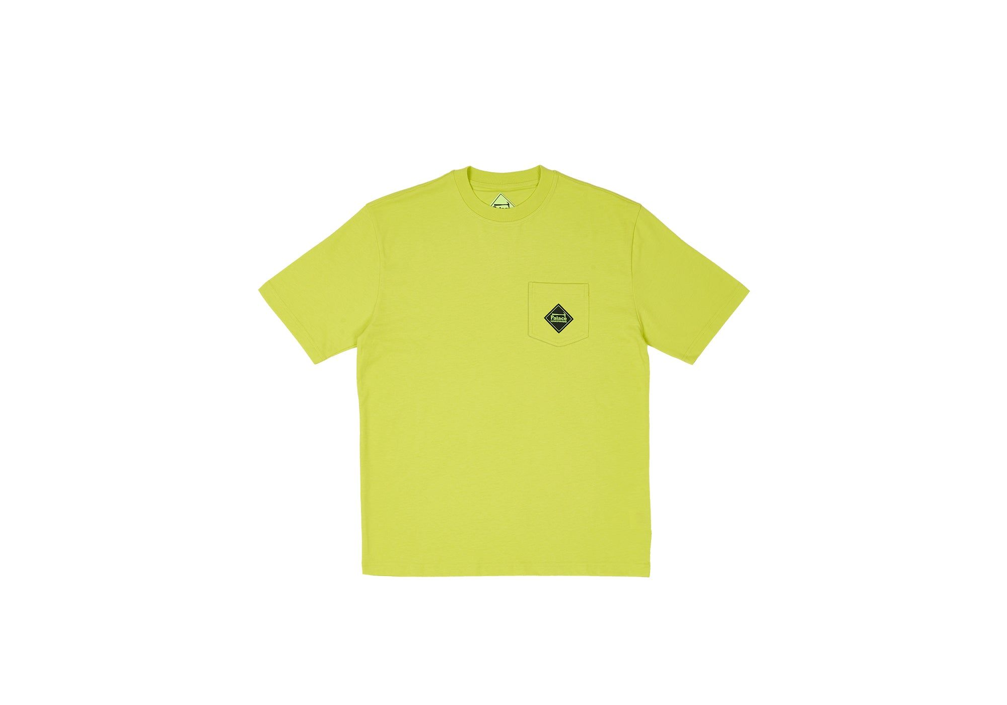 PALACE HARDWARE POCKET T-SHIRT SAFETY YELLOW sold by PALACE