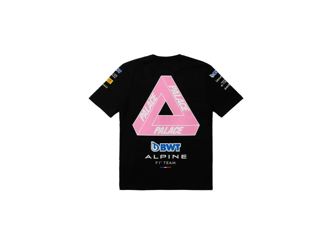 PALACE KAPPA FOR ALPINE T-SHIRT BLACK sold by PALACE