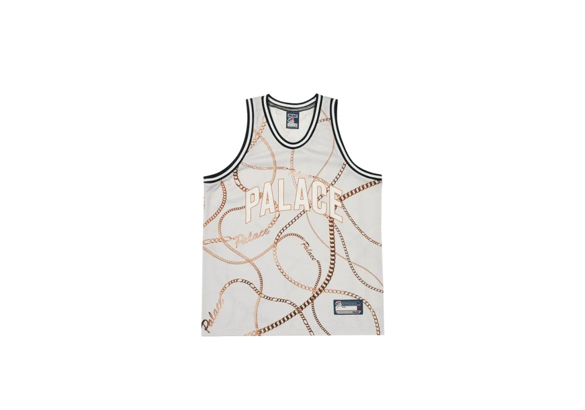 CHAIN BASKETBALL VEST CLOUDY sold by PALACE