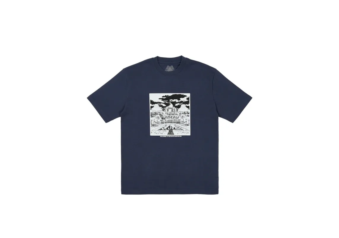 MULTI PALACE T-SHIRT NAVY sold by PALACE