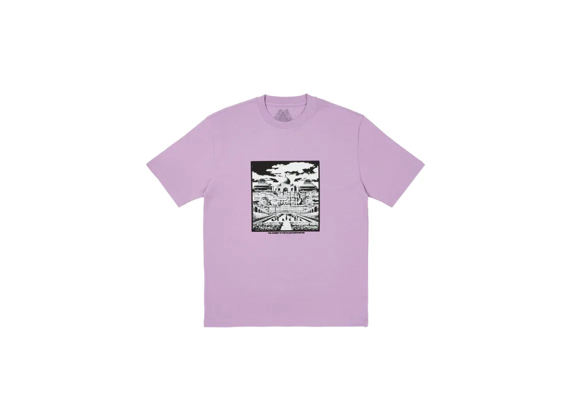 MULTI PALACE T-SHIRT LIGHT PURPLE sold by PALACE