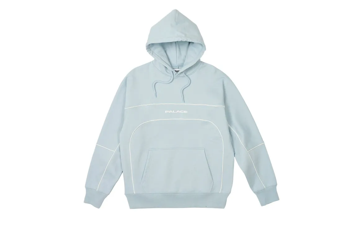 TRACK HOOD CHILL BLUE sold by PALACE