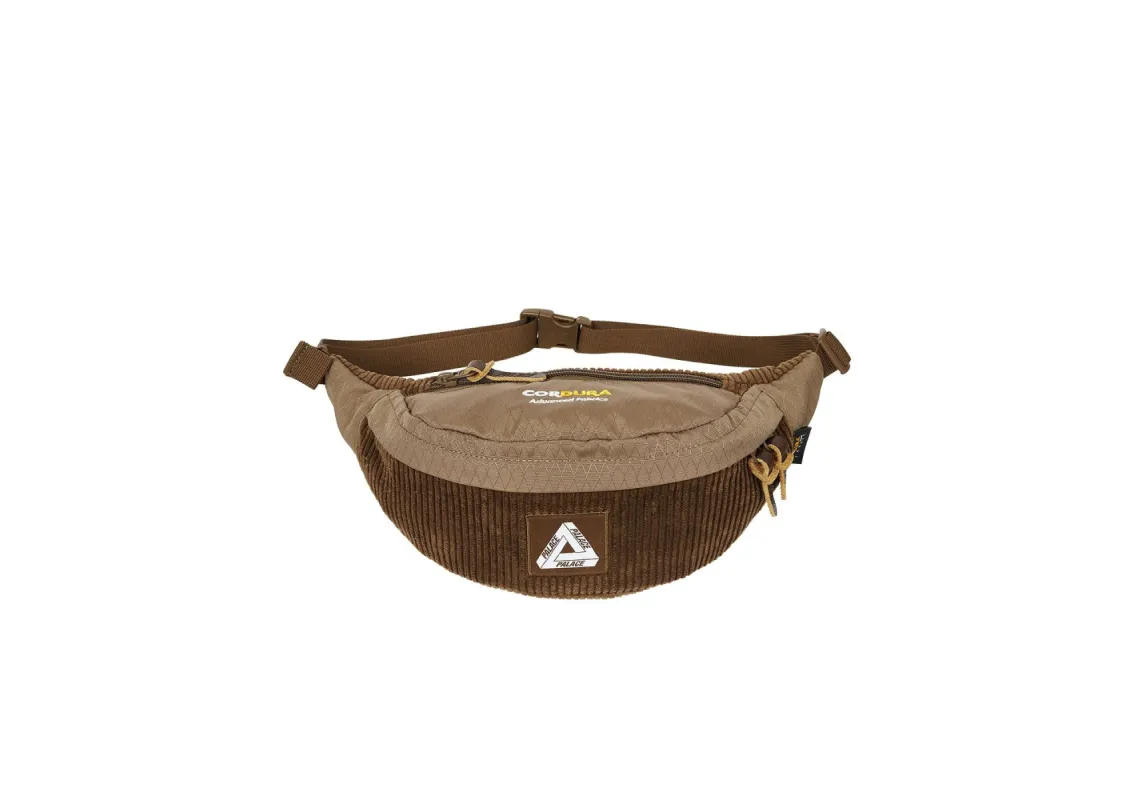 CORDUROY CROSS BODY BROWN sold by PALACE