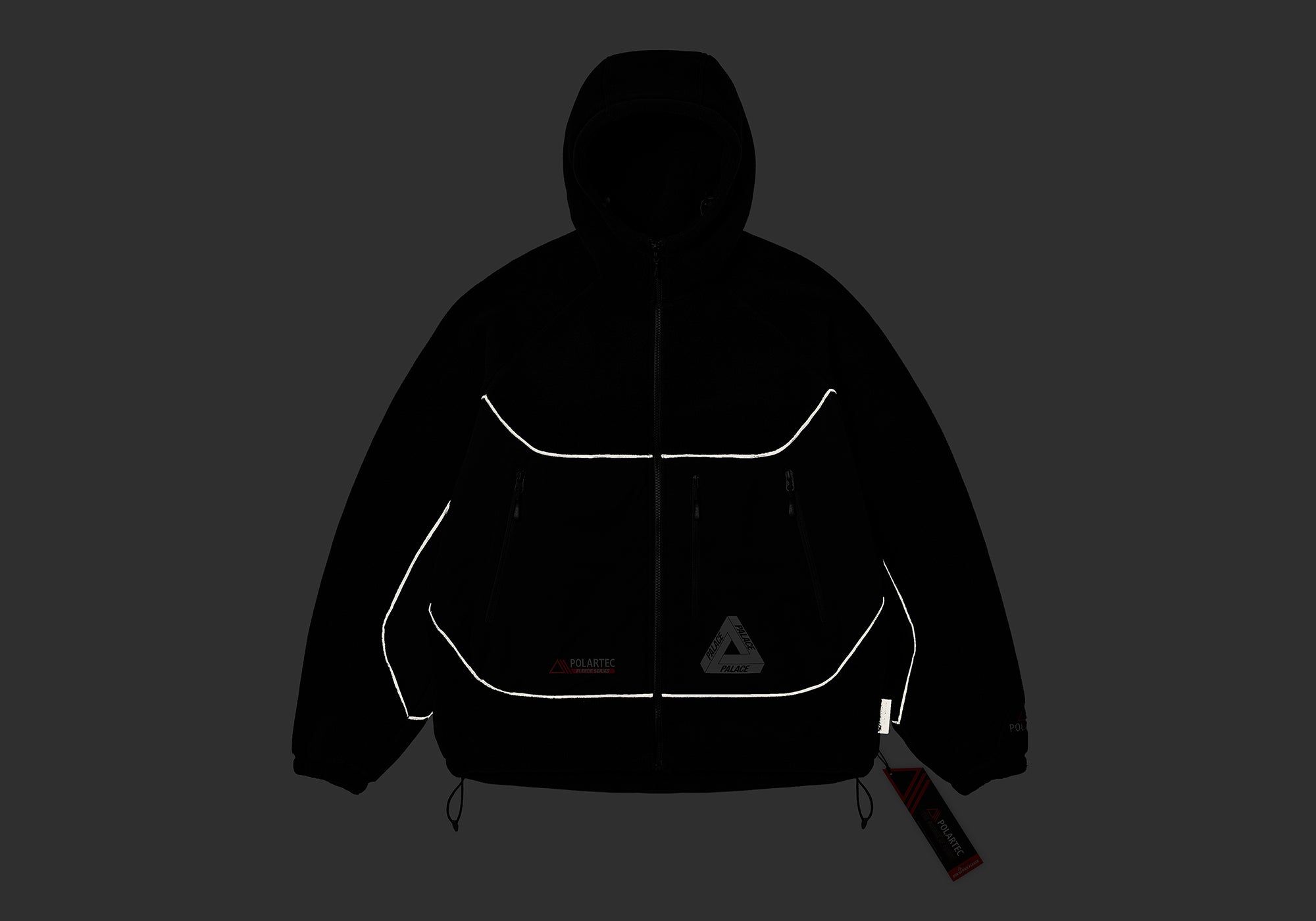 POLARTEC® 3M HOODED JACKET BLACK sold by PALACE product image thumbnail 2