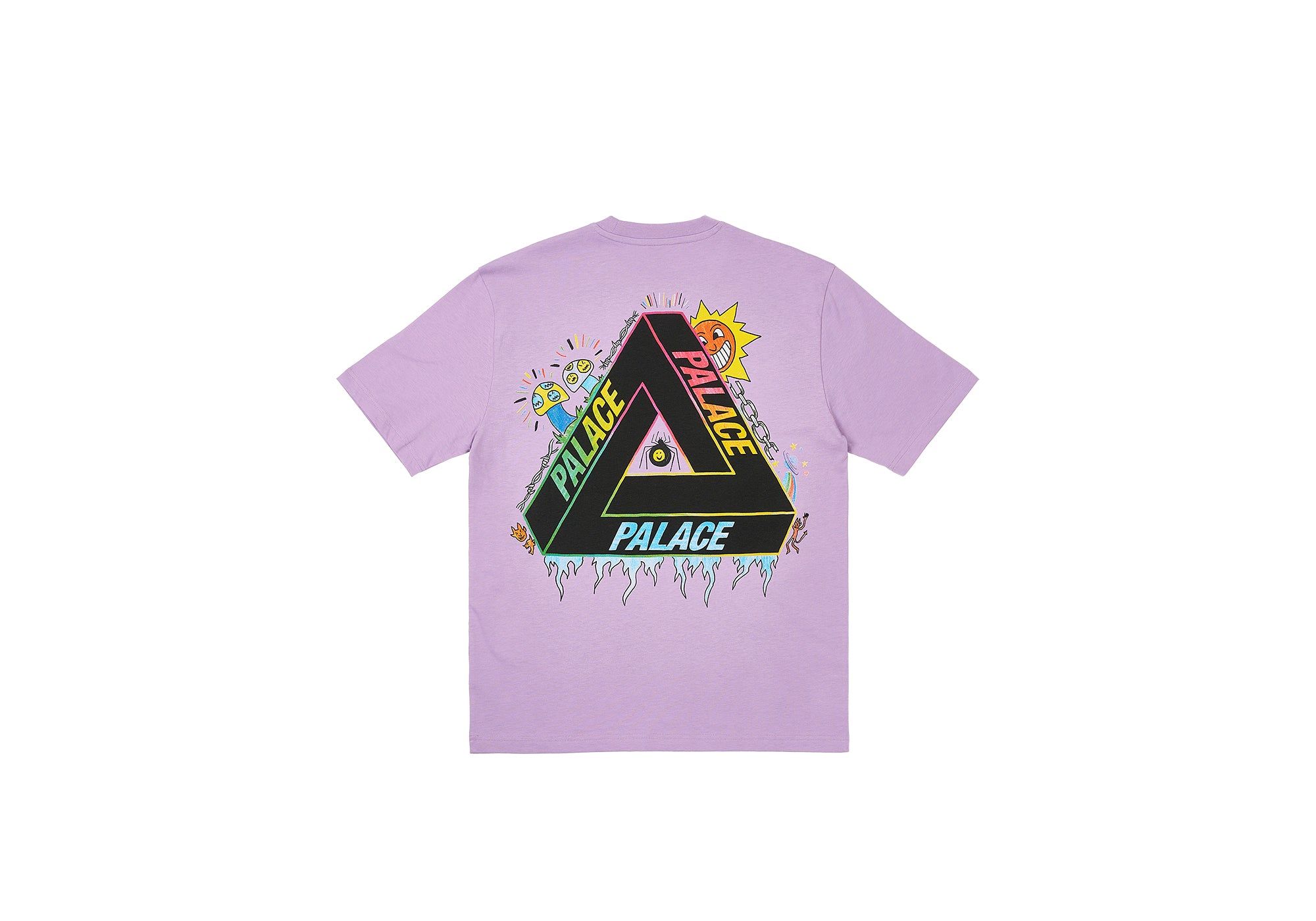 TRI-LOTTIE T-SHIRT LIGHT PURPLE sold by PALACE