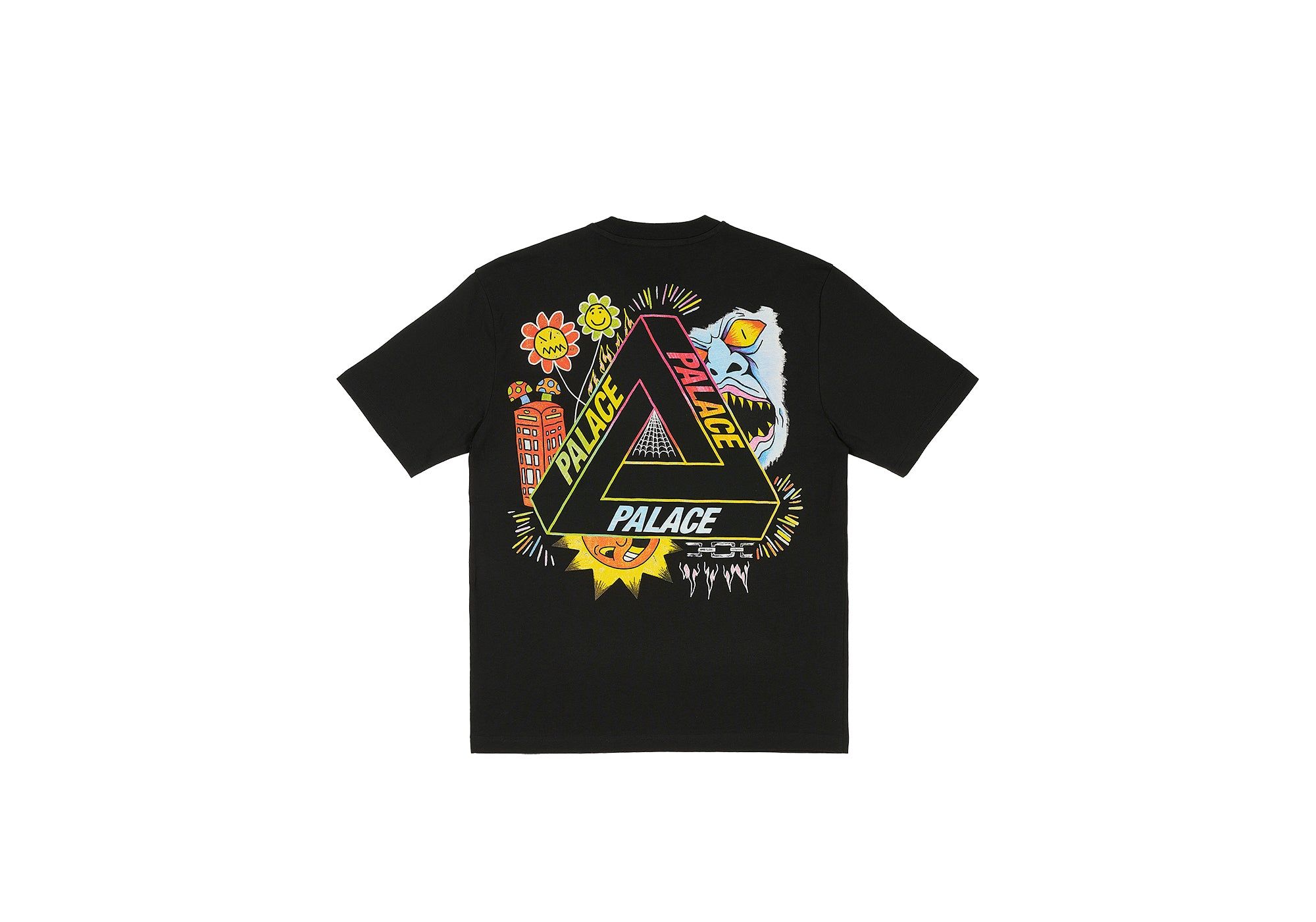 TRI-LOTTIE T-SHIRT BLACK sold by PALACE