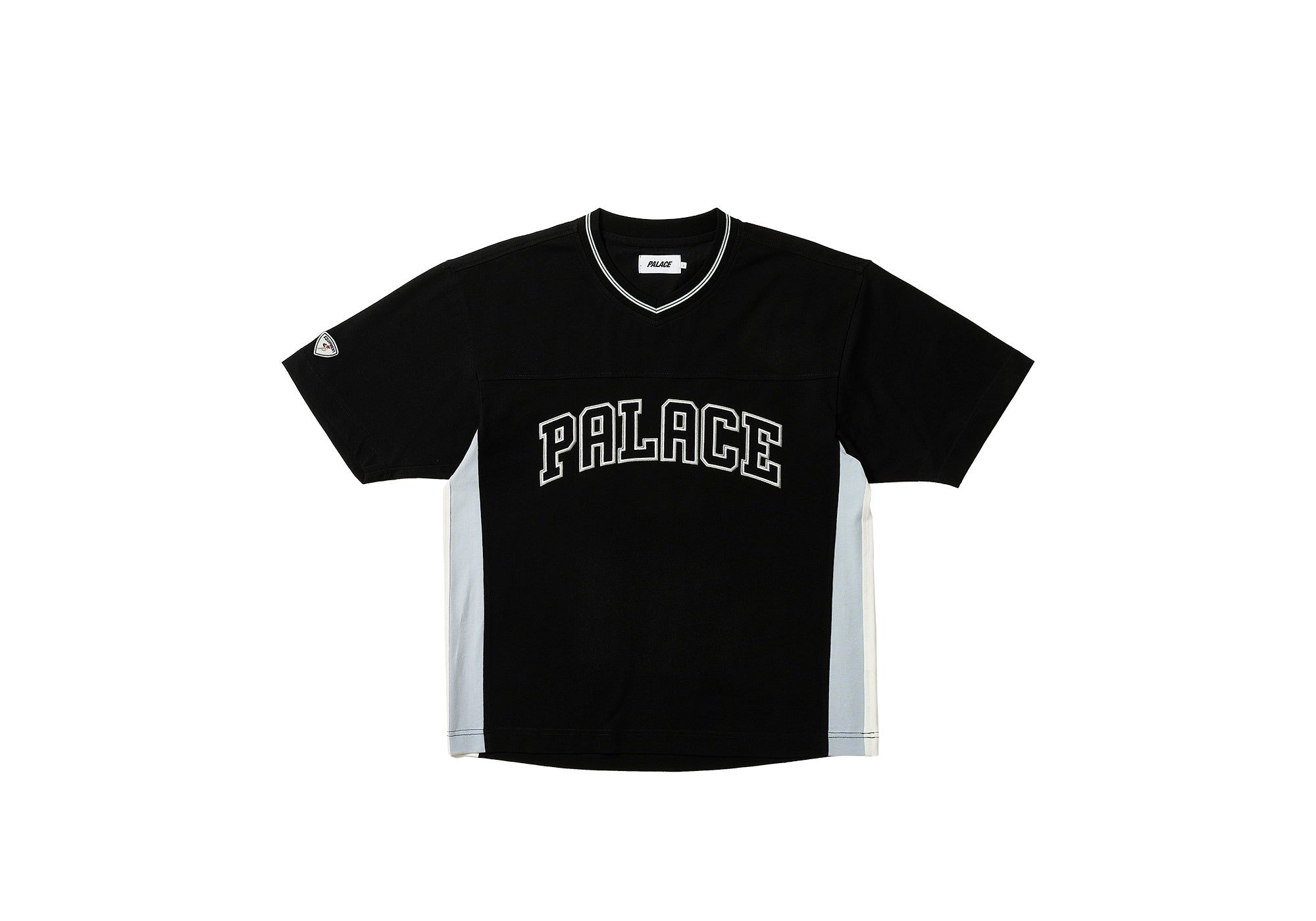 PANEL V-NECK JERSEY BLACK sold by PALACE