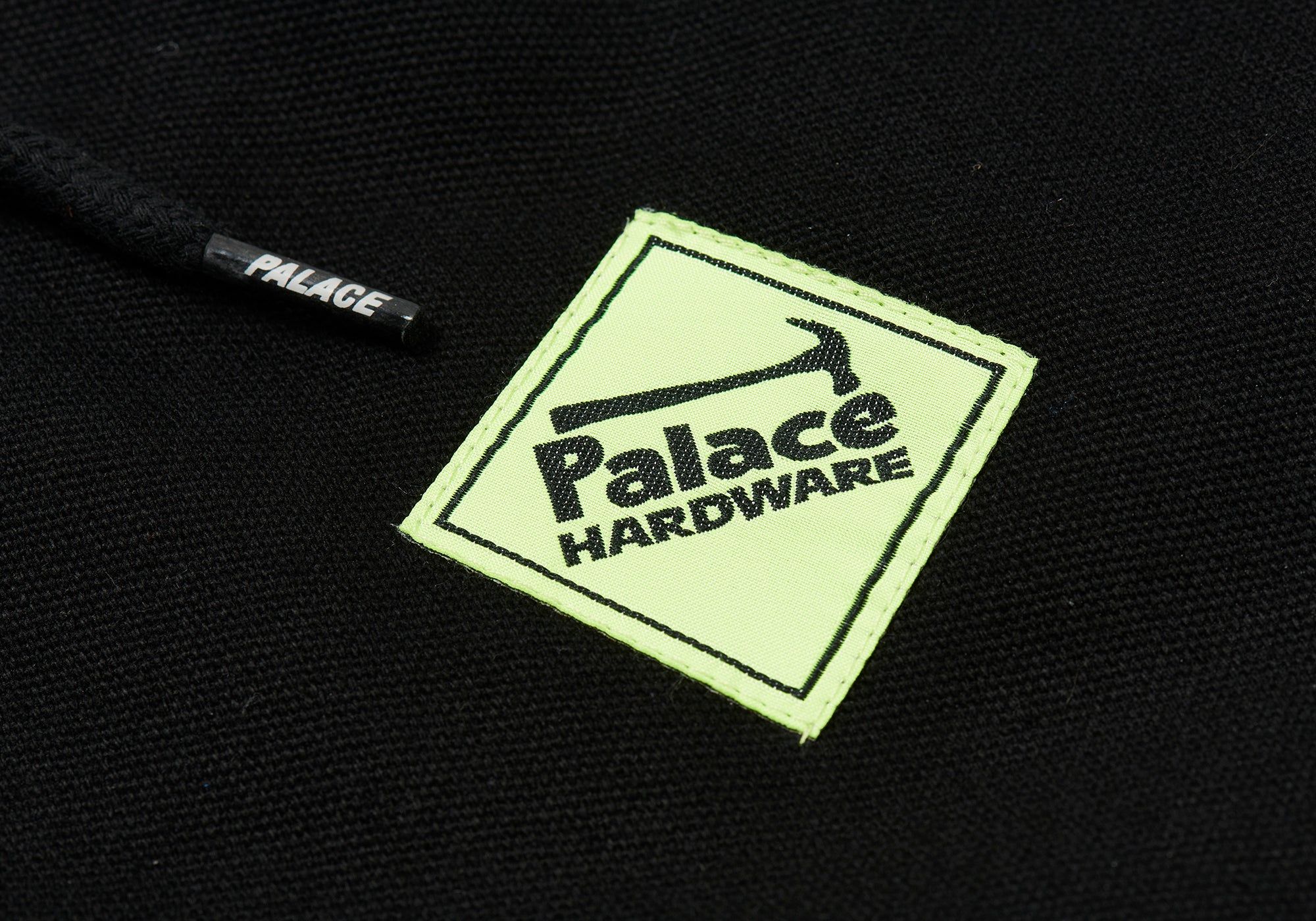 PALACE HARDWARE HOODED WORKWEAR JACKET BLACK | Parallel
