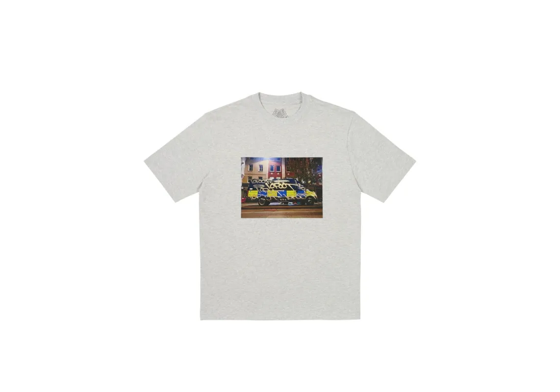 10FOOT T-SHIRT GREY MARL sold by PALACE