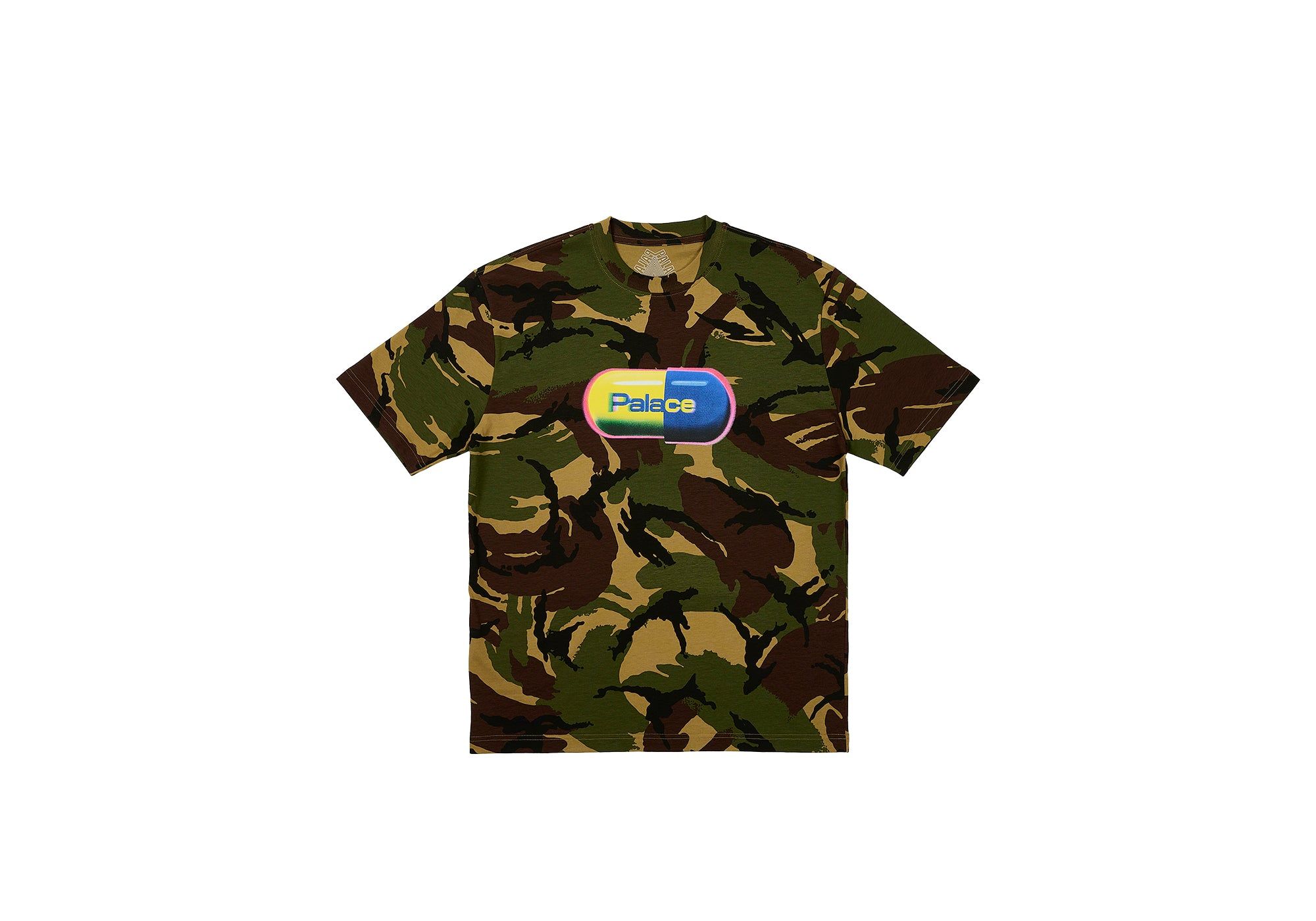 PHARMACY T-SHIRT WOODLAND CAMO sold by PALACE