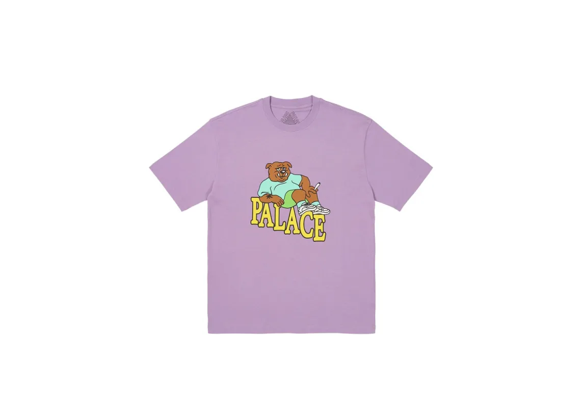 DOGHOUSE T-SHIRT LIGHT PURPLE sold by PALACE