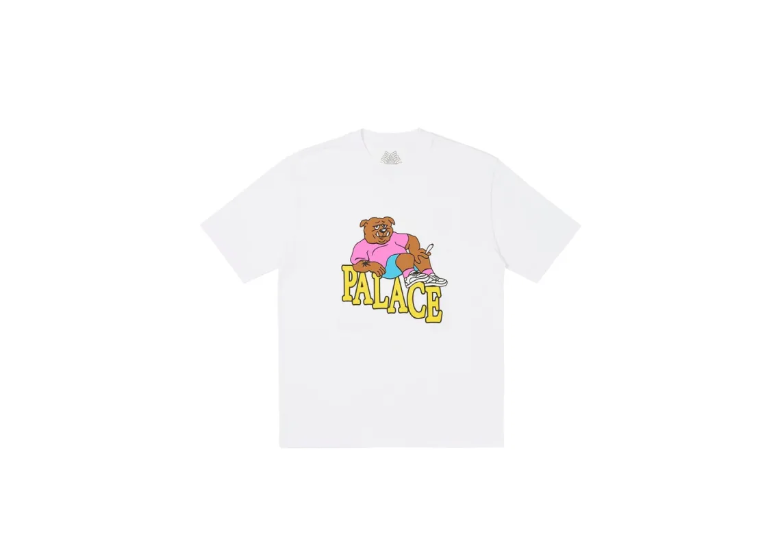 DOGHOUSE T-SHIRT WHITE sold by PALACE