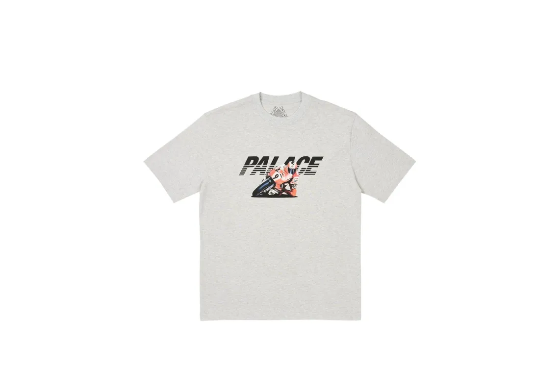 SKURRT T-SHIRT GREY MARL made by PALACE