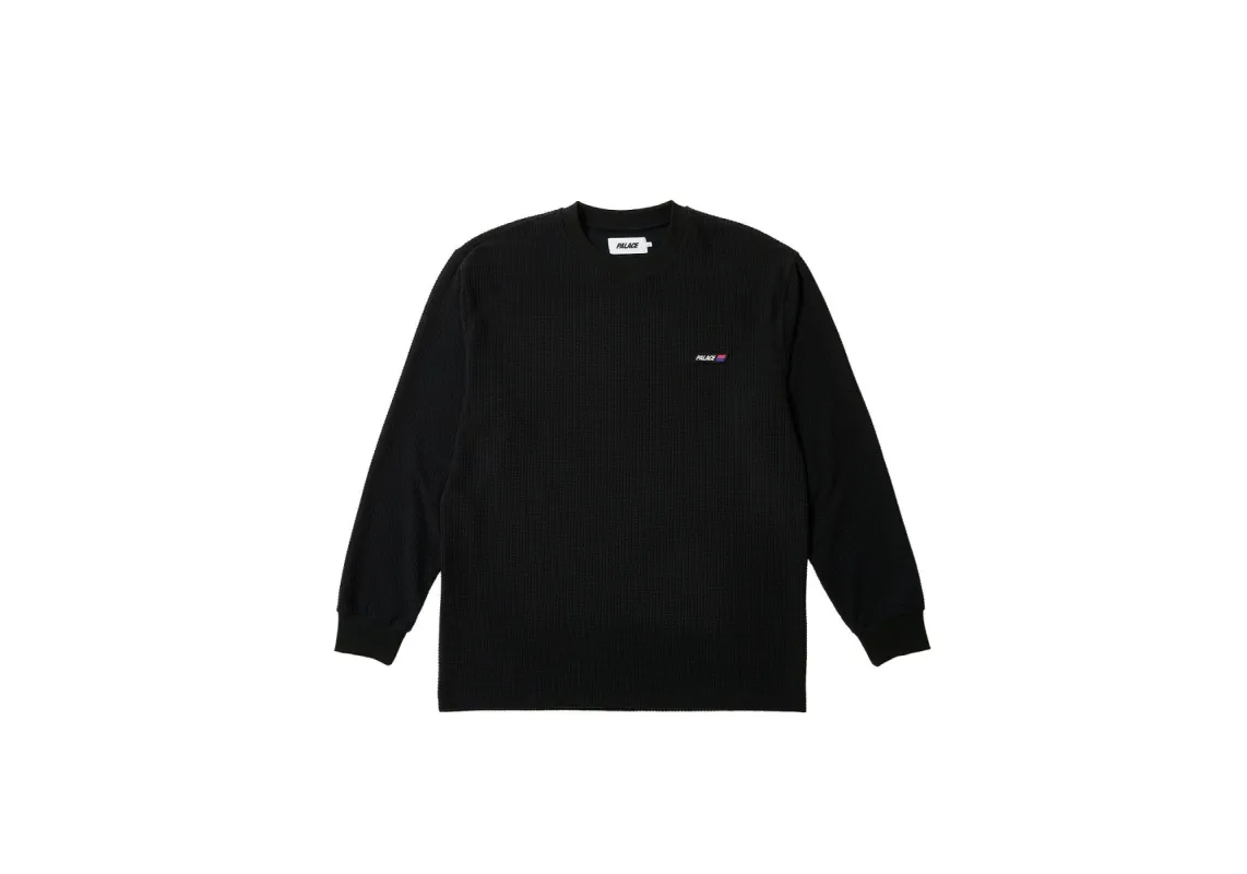 GRID THERMAL LONGSLEEVE BLACK sold by PALACE