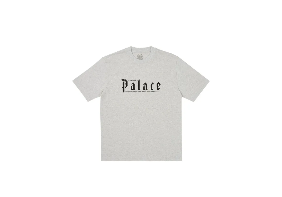 KITANO T-SHIRT GREY MARL sold by PALACE