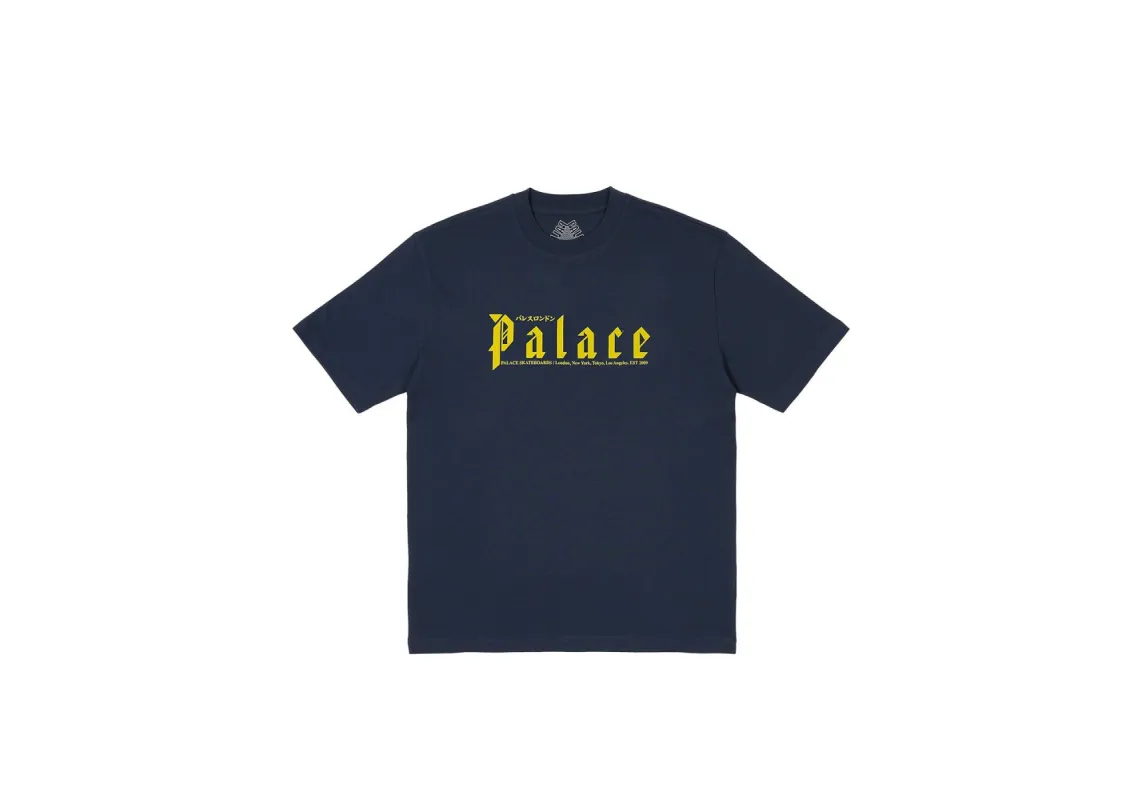 KITANO T-SHIRT NAVY sold by PALACE