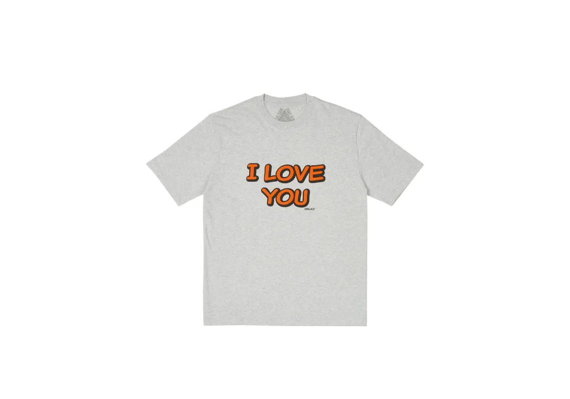 LOVER T-SHIRT GREY MARL sold by PALACE