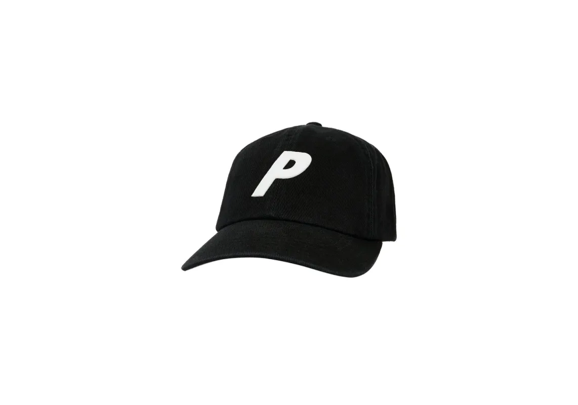 P 6-PANEL BLACK sold by PALACE