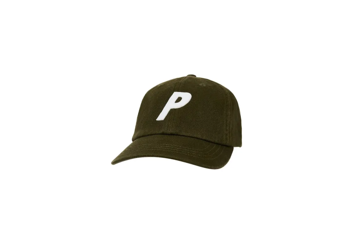 P 6-PANEL THE DEEPEST GREEN made by PALACE