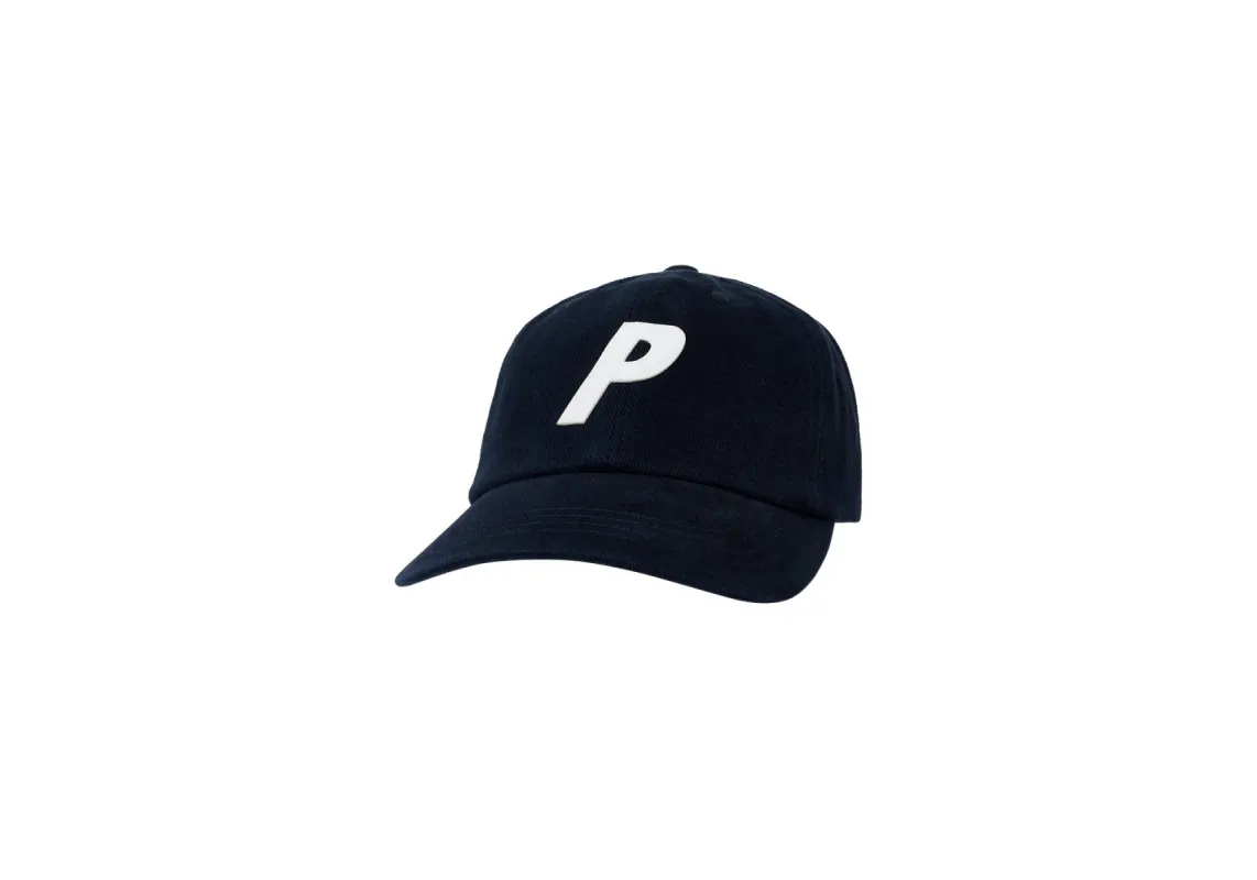 P 6-PANEL NAVY sold by PALACE