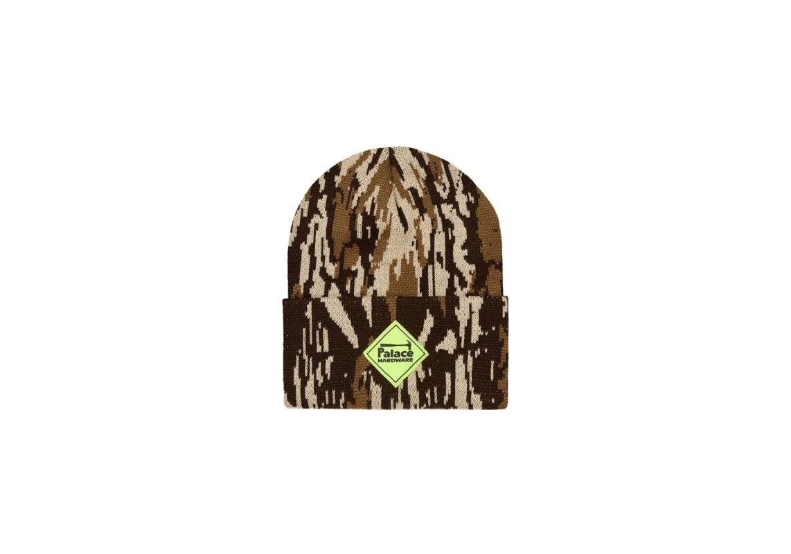PALACE HARDWARE BEANIE CAMO sold by PALACE