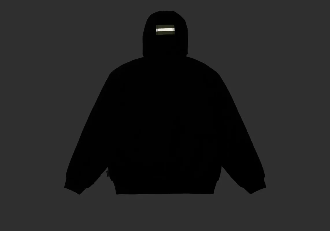 PALACE HARDWARE HOODED WORKWEAR JACKET BLACK | Parallel