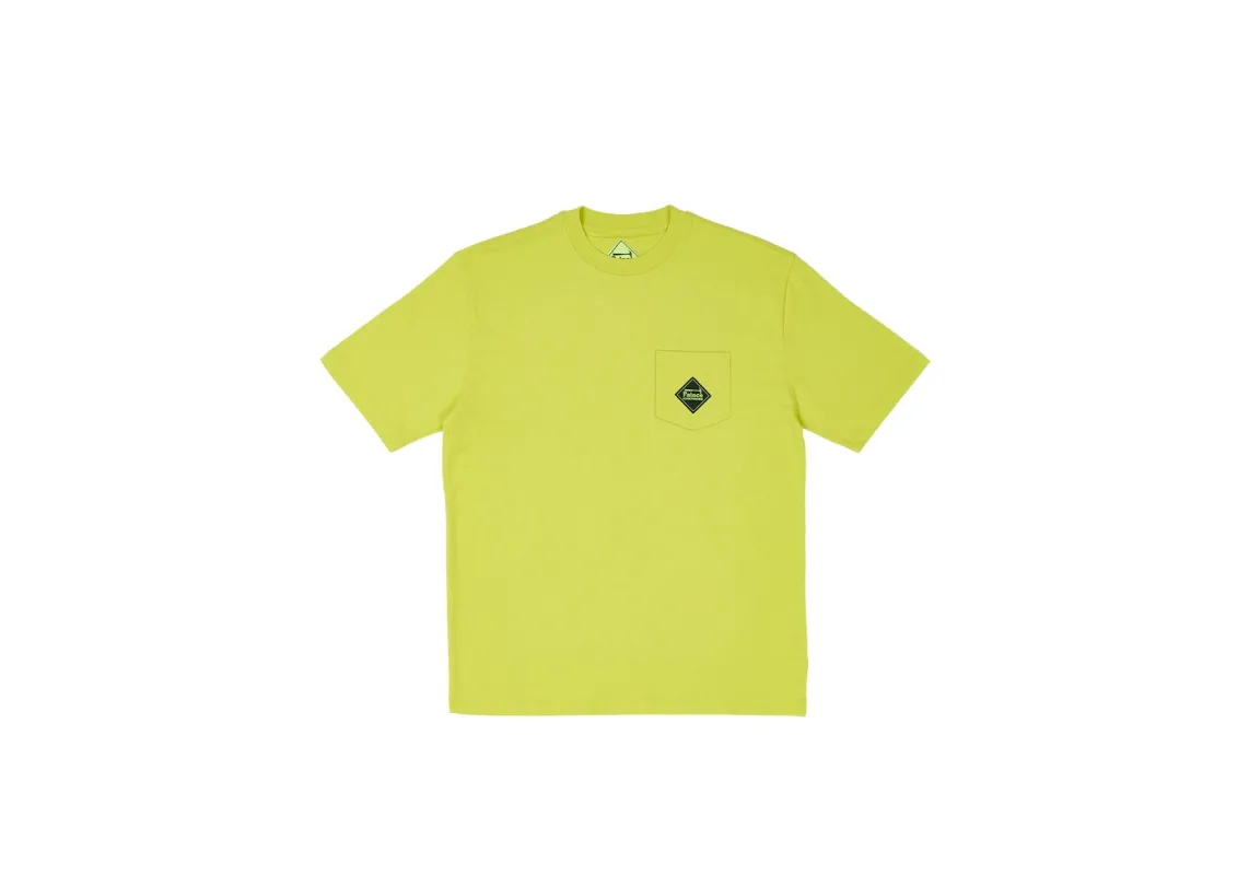 PALACE HARDWARE POCKET T-SHIRT SAFETY YELLOW sold by PALACE