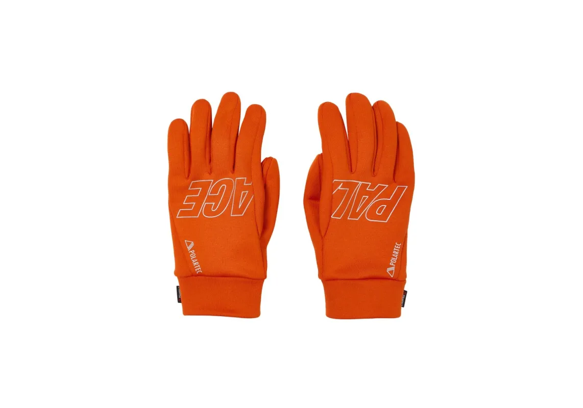 POLARTEC POWERSTRETCH GLOVES ORANGE sold by PALACE