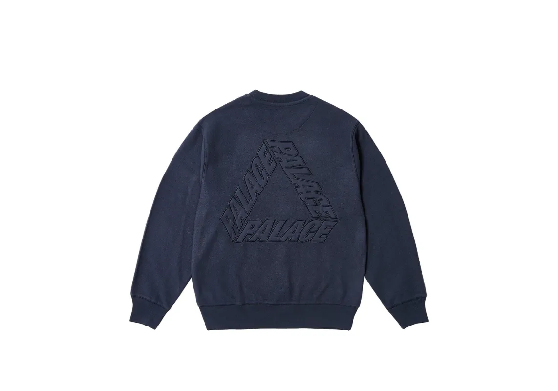 REVERSE P-3 CREW NAVY sold by PALACE