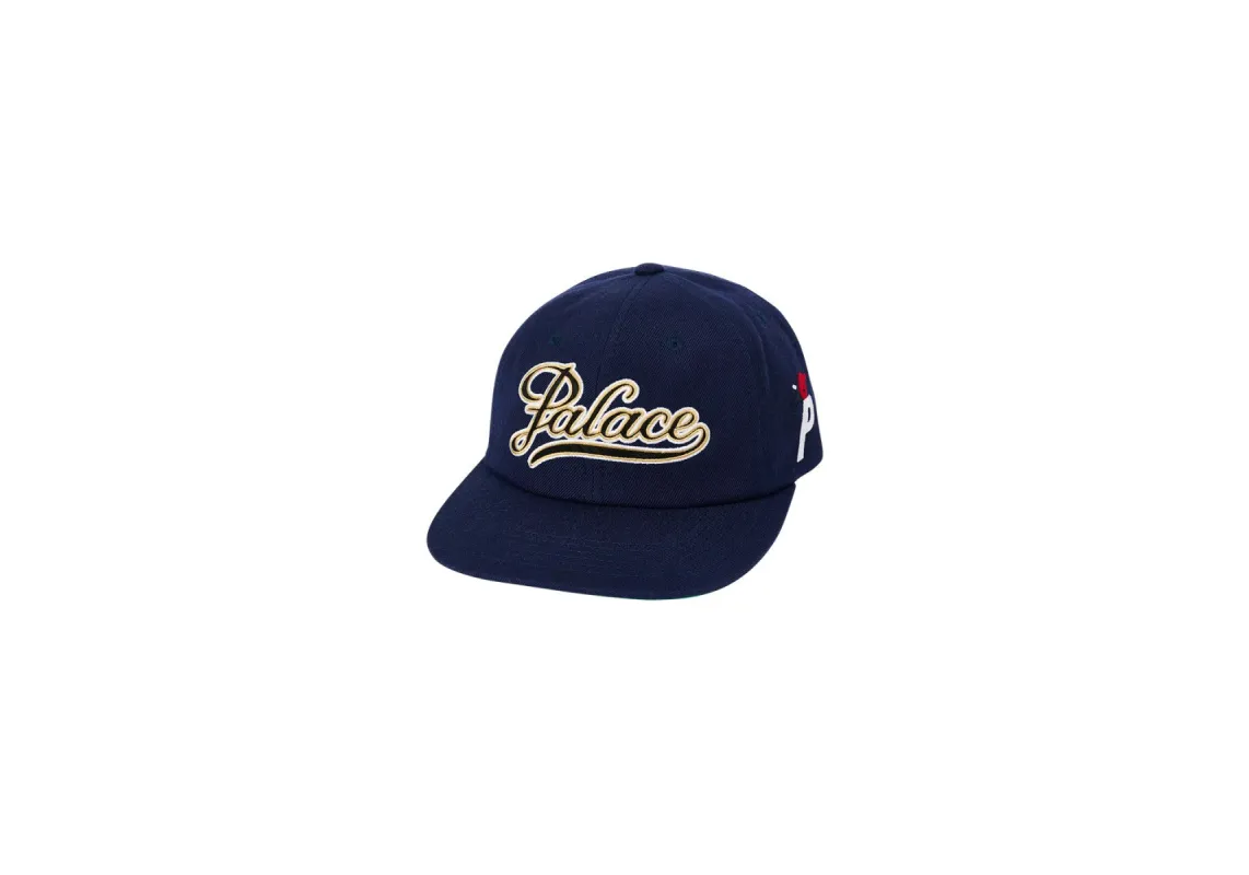 POSH SCRIPT STRAPBACK NAVY sold by PALACE