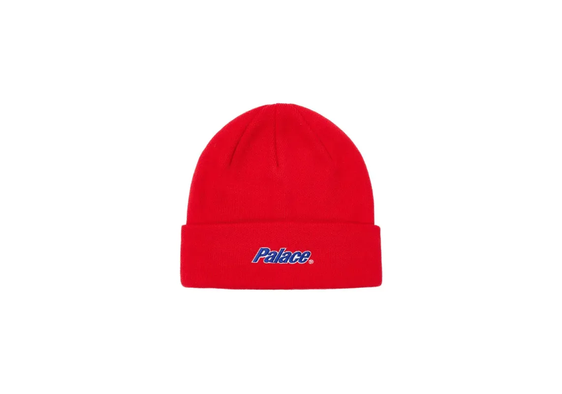 LOWERCASE CUFF BEANIE TRUEST RED sold by PALACE