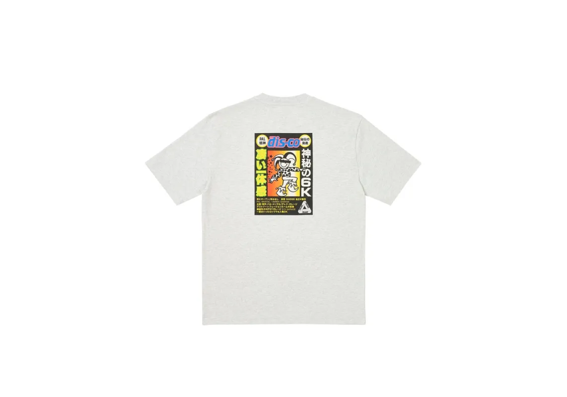 DEREK GARAGE T-SHIRT GREY MARL sold by PALACE