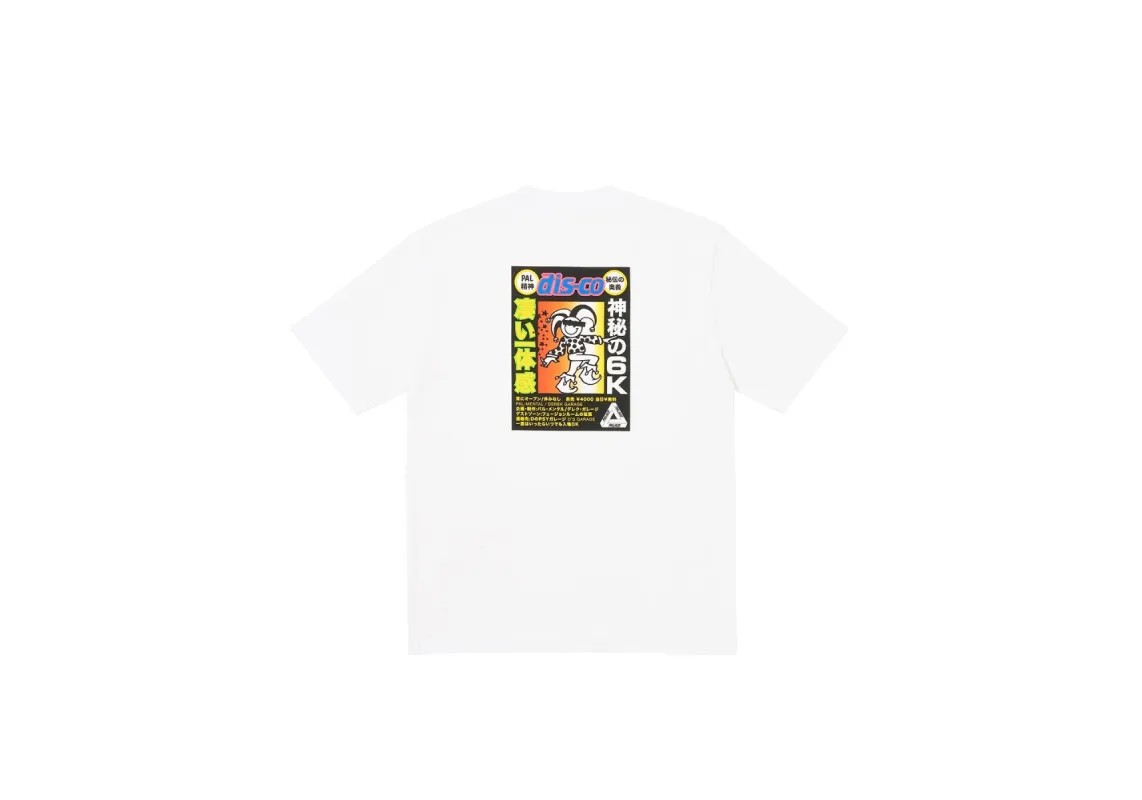 DEREK GARAGE T-SHIRT WHITE sold by PALACE