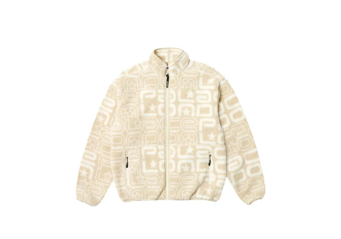 JOYREX FLEECE JACKET STONE sold by PALACE