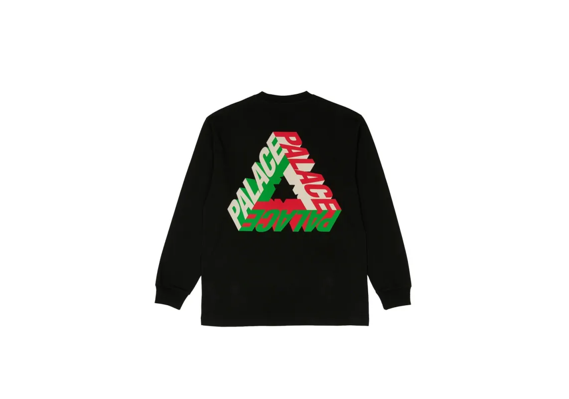 P-3D LONGSLEEVE BLACK sold by PALACE