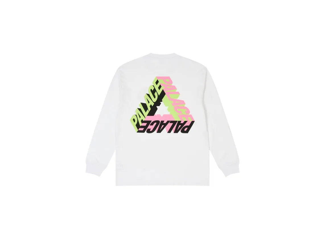 P-3D LONGSLEEVE WHITE sold by PALACE