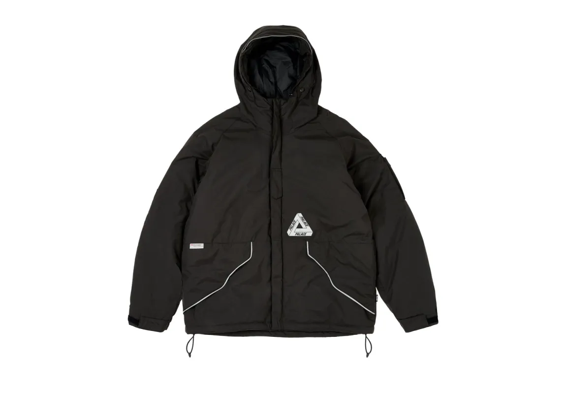 Palace P-Tech Hooded Jacket 'Black' P25JK063 | Parallel
