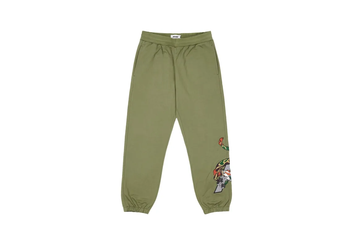 DRAGON SWEATPANTS OLIVE sold by PALACE