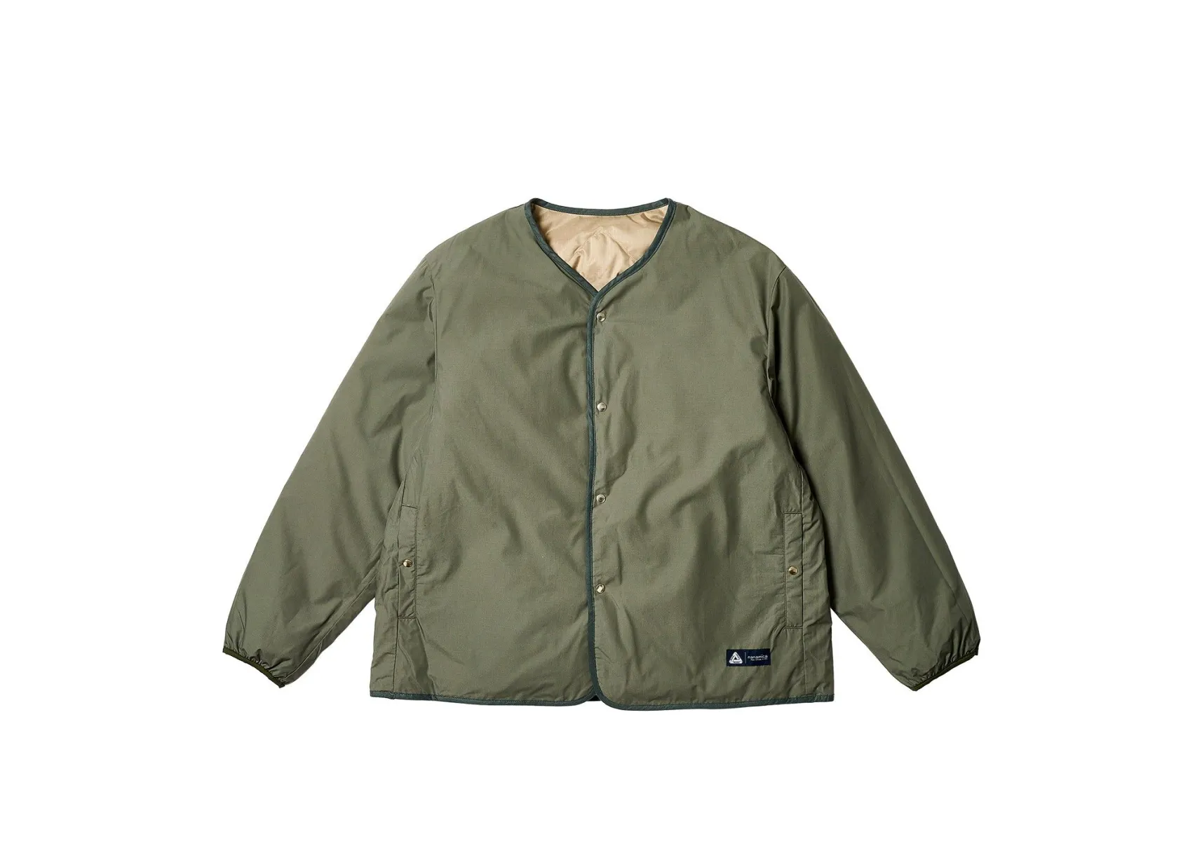 PALACE NANAMICA REVERSIBLE DOWN CARDIGAN SAGE GREEN | Parallel