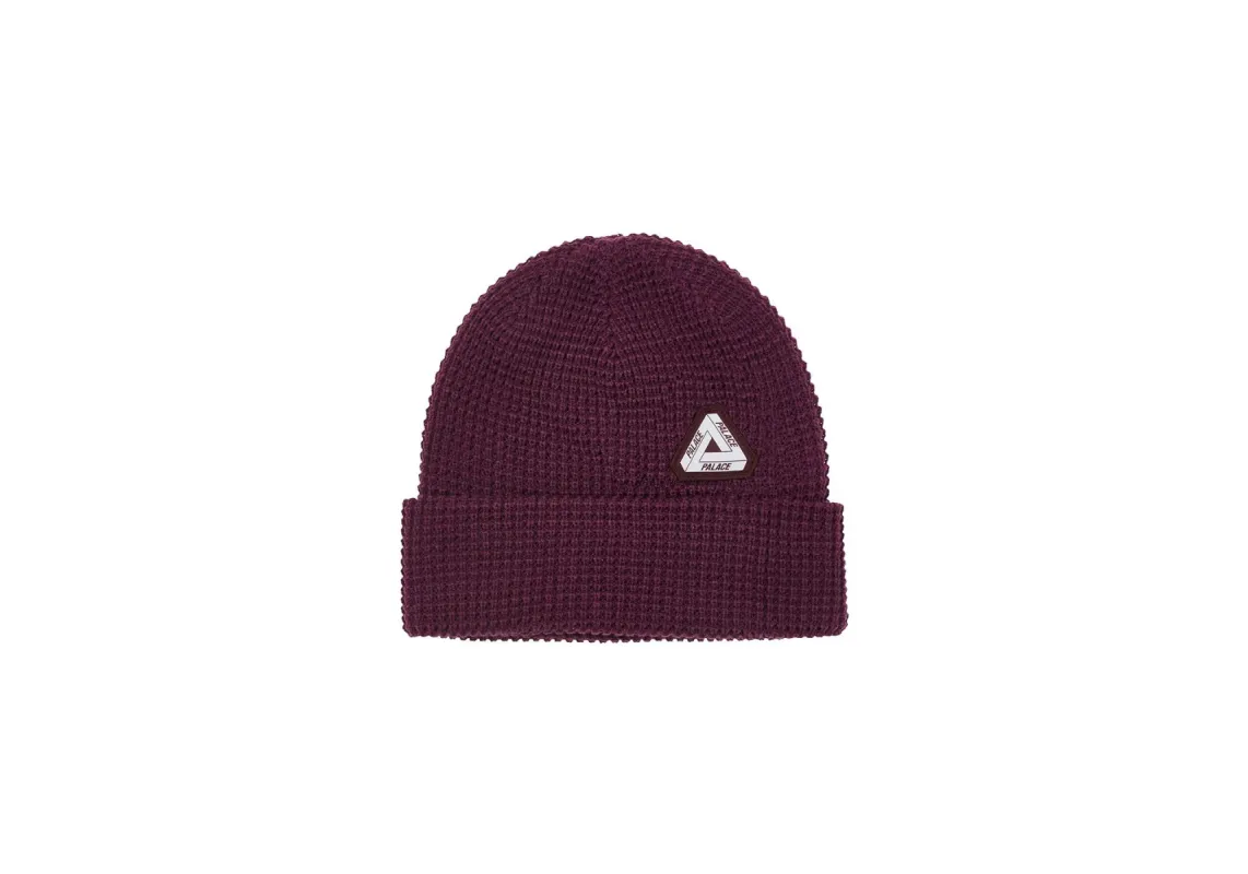 SOFAR WAFFLE BEANIE PURPLE sold by PALACE