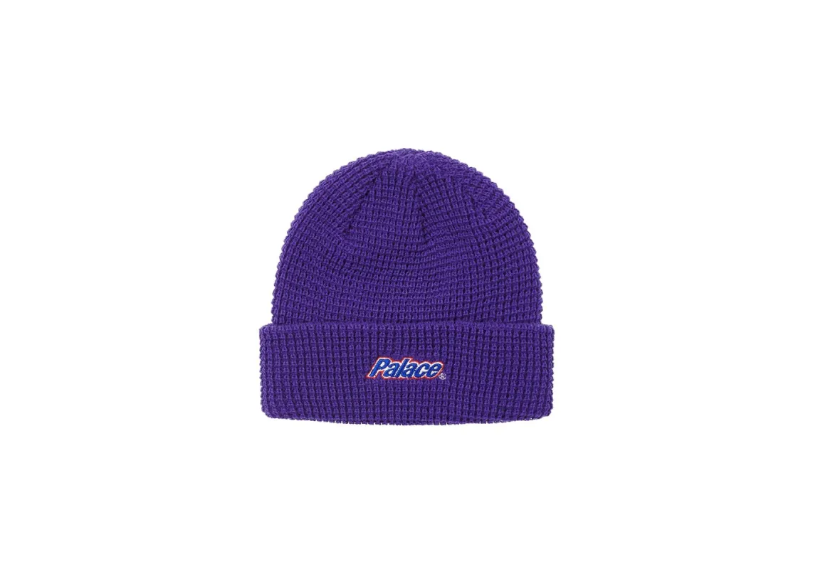 LOWERCASE FONT BEANIE PURPLE sold by PALACE