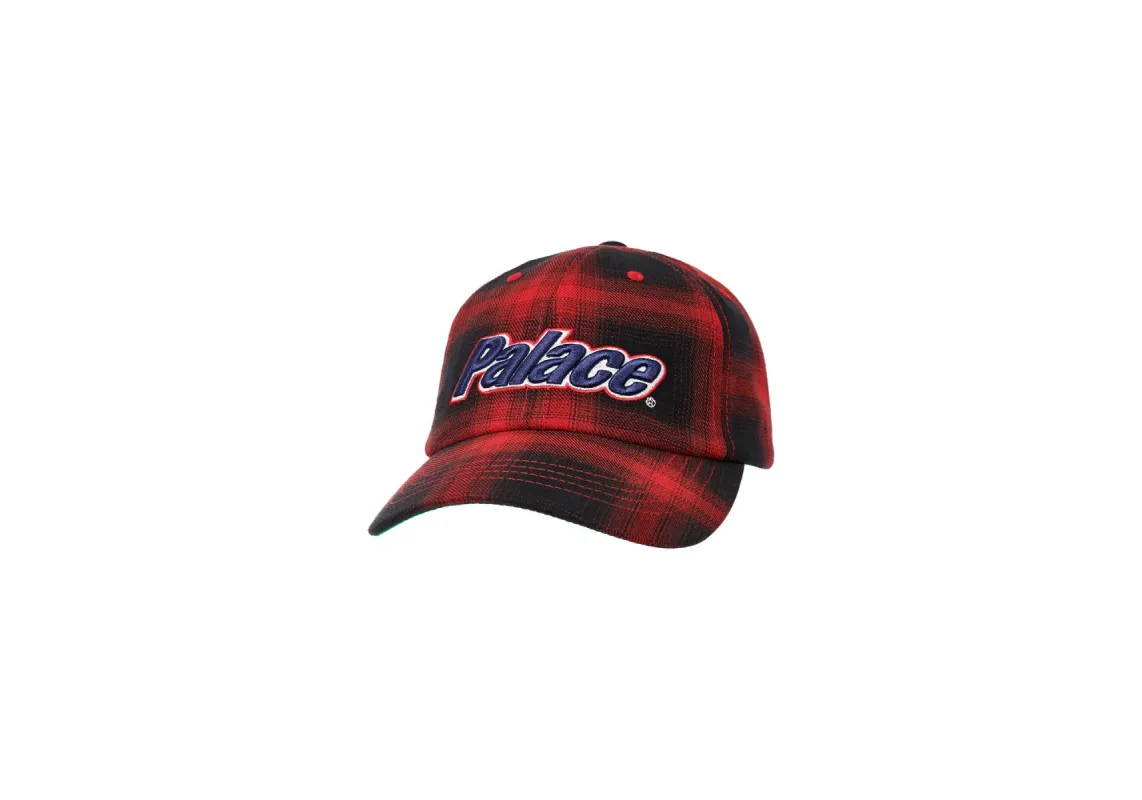 LOWERCASE 6-PANEL BLACK CHECK sold by PALACE