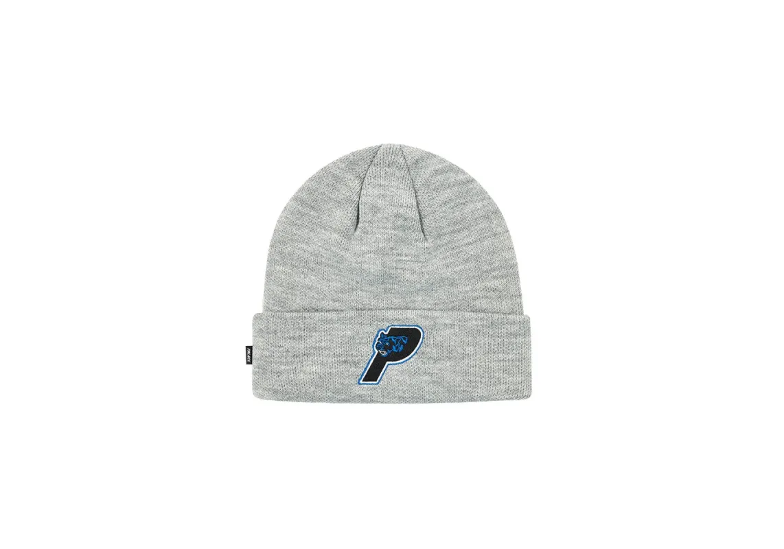 PANTHER BEANIE GREY MARL sold by PALACE
