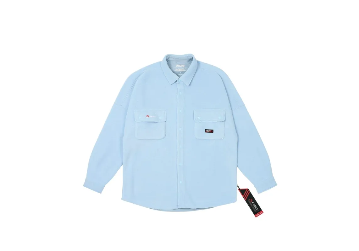 POLARTEC DROP SHOULDER SHIRT CRYSTALIZED BLUE sold by PALACE