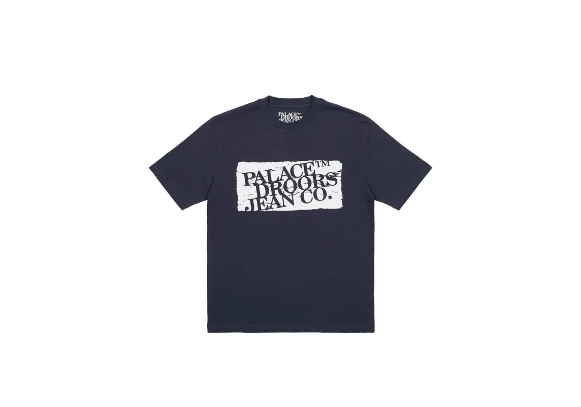 PALACE DROORS T-SHIRT NAVY sold by PALACE