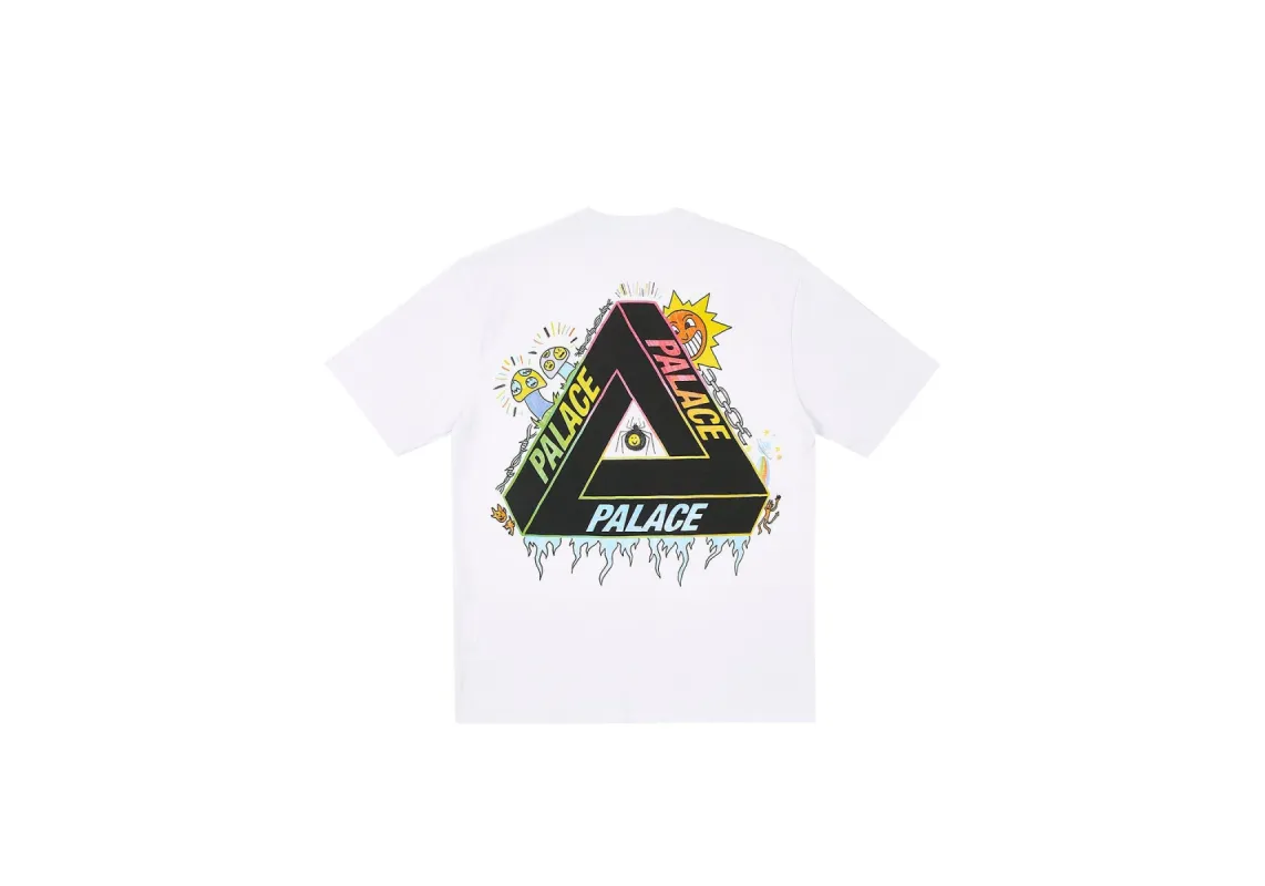 TRI-LOTTIE T-SHIRT WHITE sold by PALACE